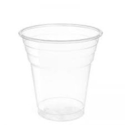 Bicchieriri trasparenti con materiale riciclato 400 ml conf 50 pezzi