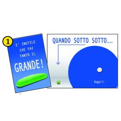 BIGLIETTO cm 17×12 cm CON...