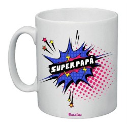 Tazza in ceramica con frase: superpapà