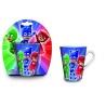 tazza in ceramica con pack sagomato di Pj Masks multicolor