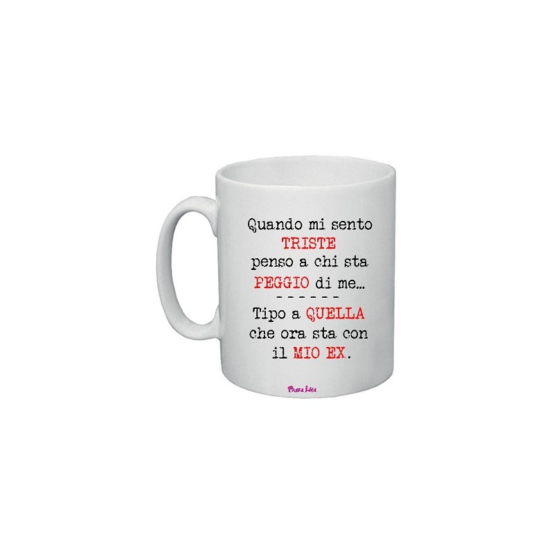 tazza in ceramica donna con scritta simpatica quando mi sento