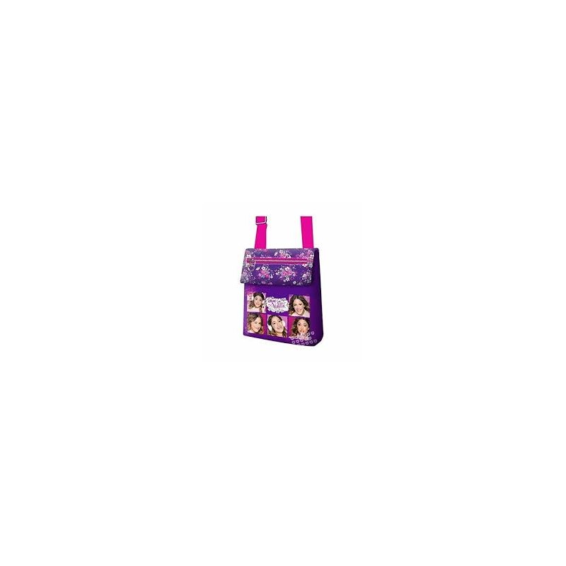 Borsa tracolla violetta cm 19x22