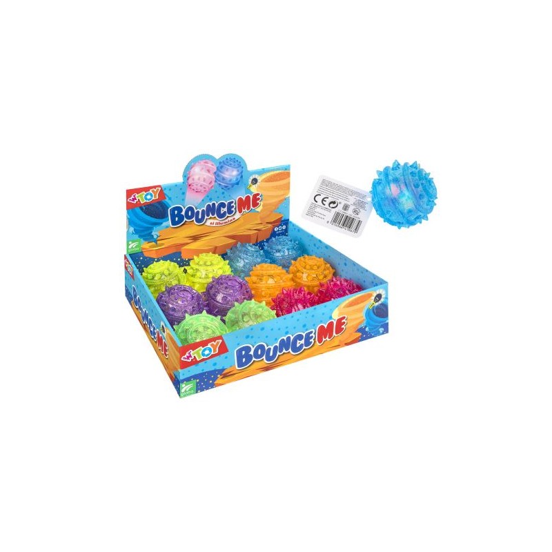 BOUNCE ME PALLINE Ø6 CM 6COL CON LUCI