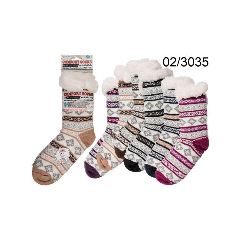 Calzini soft per donna, Stripes & more, 100% poliacrilico, misura unica, 6 colori ass., con headercard,