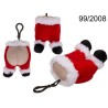  Babbo Natale in peluche con suono scoreggino, ca. 11 cm, su headercardEAN 4029811440115
