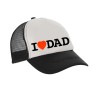 Cappellini con visiera  I love Dad