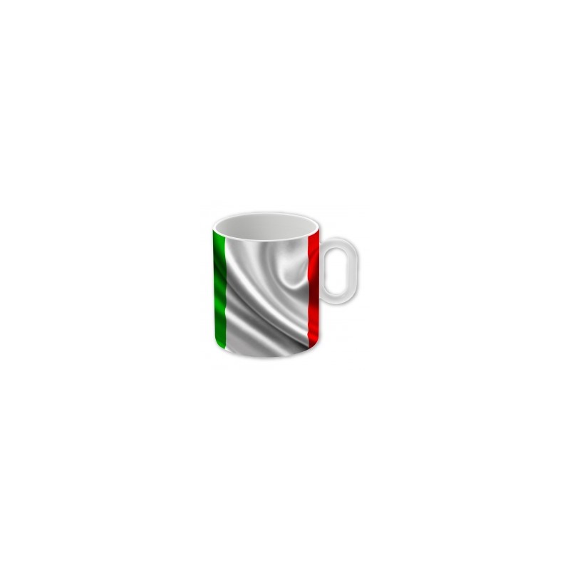 TAZZA BANDIERA ITALIA 2 SOGGETTI