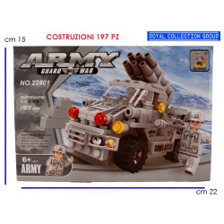Costruzioni compatibili build camion army pz 197 cm 22x15 cod 22401
