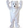 Costume mascotte orso polareTutona con manopole, piedi e testona staccati. Taglia unica che veste dalla L alla XXL.