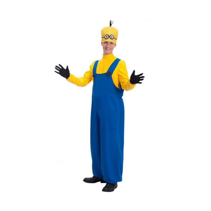 Costume minions giallo T.U. (M-L) in busta c/gancio