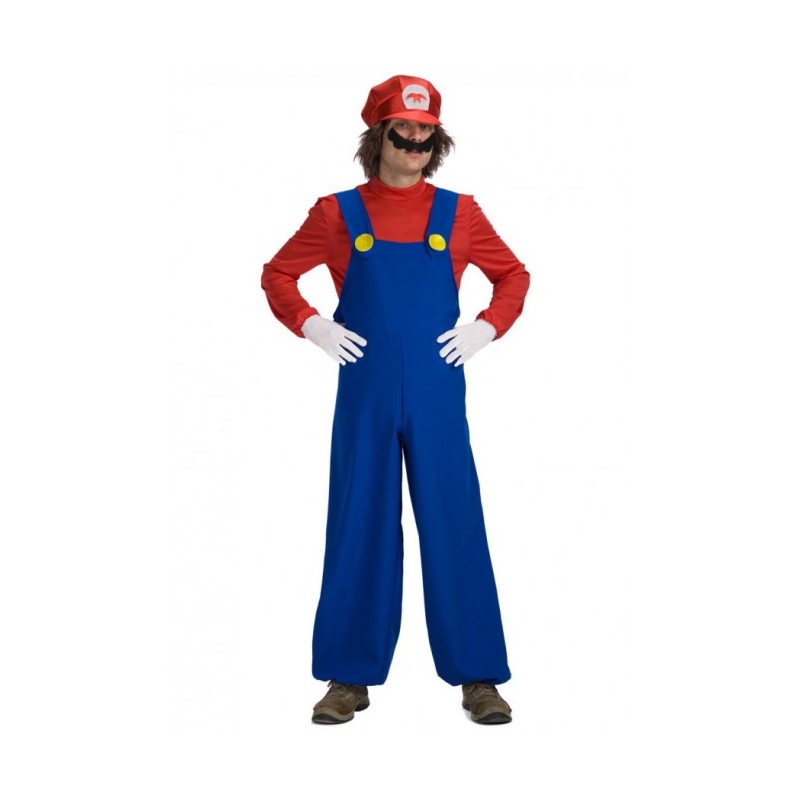 Costume Super Mario T.U.(M-L) in busta c/gancio