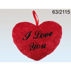 Cuore di peluche rosso, I love you,  ca. 26 cm,