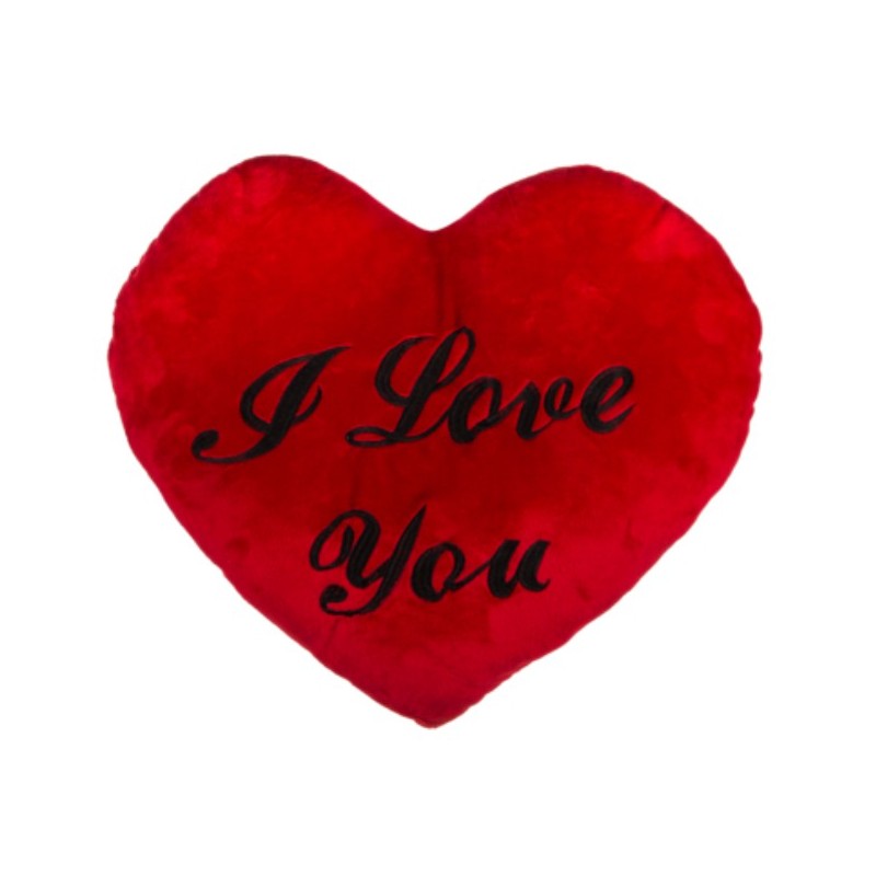 Cuore rosso di peluche I LOVE YOU 60 cm