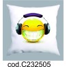 Cuscini smile (emotion music cm 40x40 in poliestere)