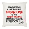 cuscino 40x40 con scritta sulla mia sanità mentale