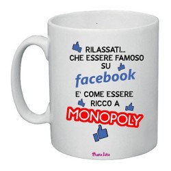 tazza in ceramica uomo e donna con scritta simpatica facebook