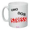 tazza in ceramica uomo o donna con frase simpatica stress