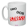 tazza in ceramica uomo o donna con frase simpatica stress