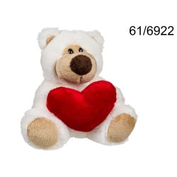  Orsetto in peluche con cuore rosso, Big Love, ca. 15 cm