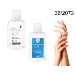 Detergente gel per mani, ca. 50 ml, 62%  alcool