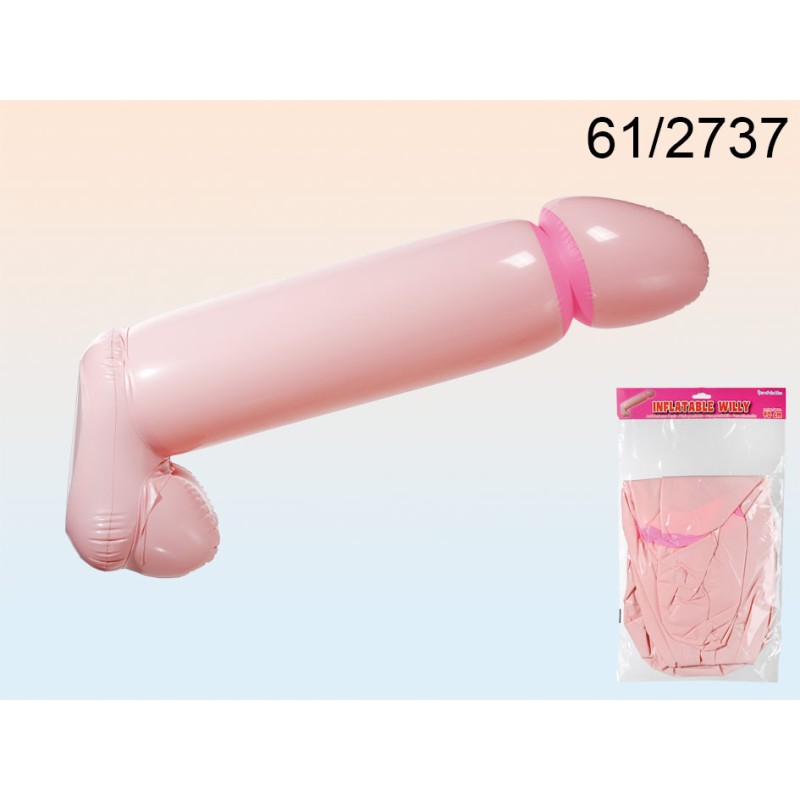  Pene gonfiabile, ca. 90 cm, in sacchetto di plastica con Headercard