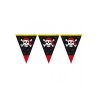 Festone PIRATI con 11 bandierine CM 25X30