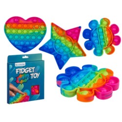 Fidget Pop Toy, Rainbow, 3...