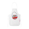 Grembiule cucina in poliestere cm 90x70 con stampa buona pasqua collega