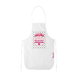 grembiule donna bianco con...