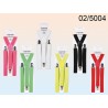 02/5004 - Bretelle, 6 colori ass., su cartoncino da appendereEAN 4029811335244