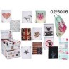 02/5016 - Borsa fashion, Fancy, ca. 42 x 34 cm, con cordicella,12 ass., su headercard, 24 pz. per display