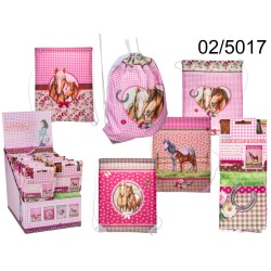 02/5017 - Borsa fashion, Cavalli, ca. 42 x 34 cm, 4 ass., su headercard, 24 pz. per display, 2016/PALEAN 4029811361380