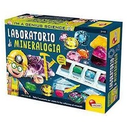 I'm genius laboratorio dei minerali in scatola grande lisciani