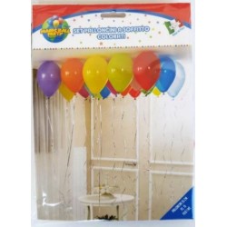 kit palloncini al soffitto senza uso di elio colorati busta con 20 pezzi e biadesivo compreso