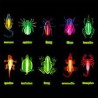 Lo zoo del glow animali fluo luce effetto luminoso in blister da appendere