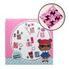lol surprise small stationery stelkle assortite con portachiavi, penne, gomme,stickers ecc... display pz 24