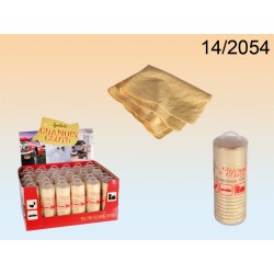 14/2054 - Panni di pelle sintetica 43 x 32 cm, in tubo di PVC da appendere, 36 pz/displayEAN 4029811225149