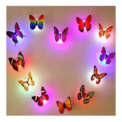 Magnete farfalla con luce...