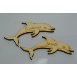 Magnete in legno delfino personalizzabile con il nome del tuo paese minimo pezzi 50
