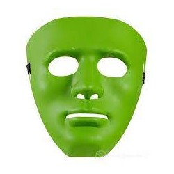 Maschera verde in plastica...