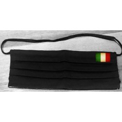 Mascherine moda bandiera italiana  in tessuto lavabili con trattamento antigoccia