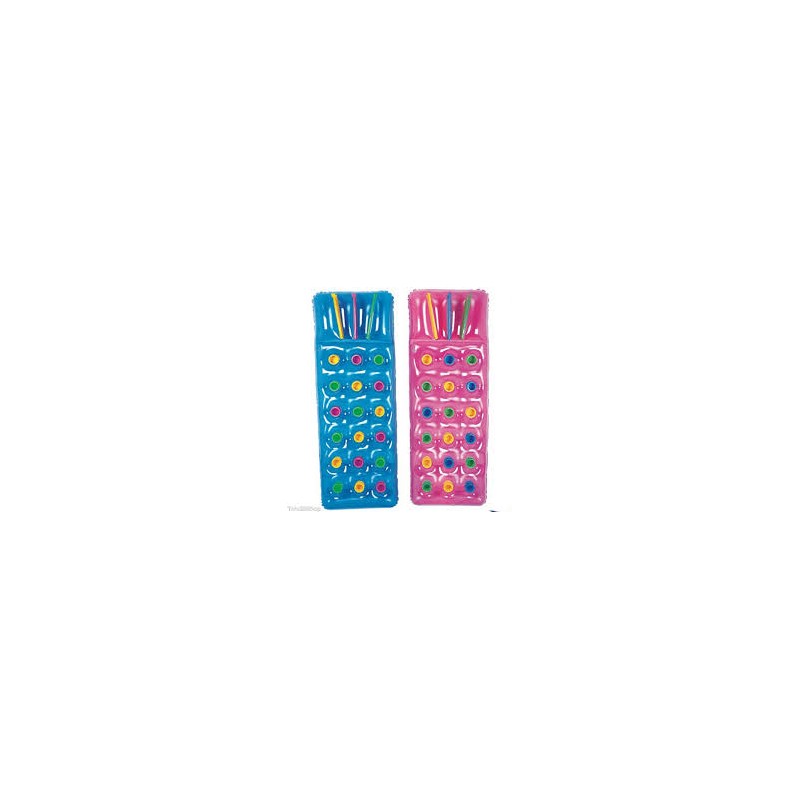 materassino gonfiabile gioco mare piscina 18 buchi cm 188x72