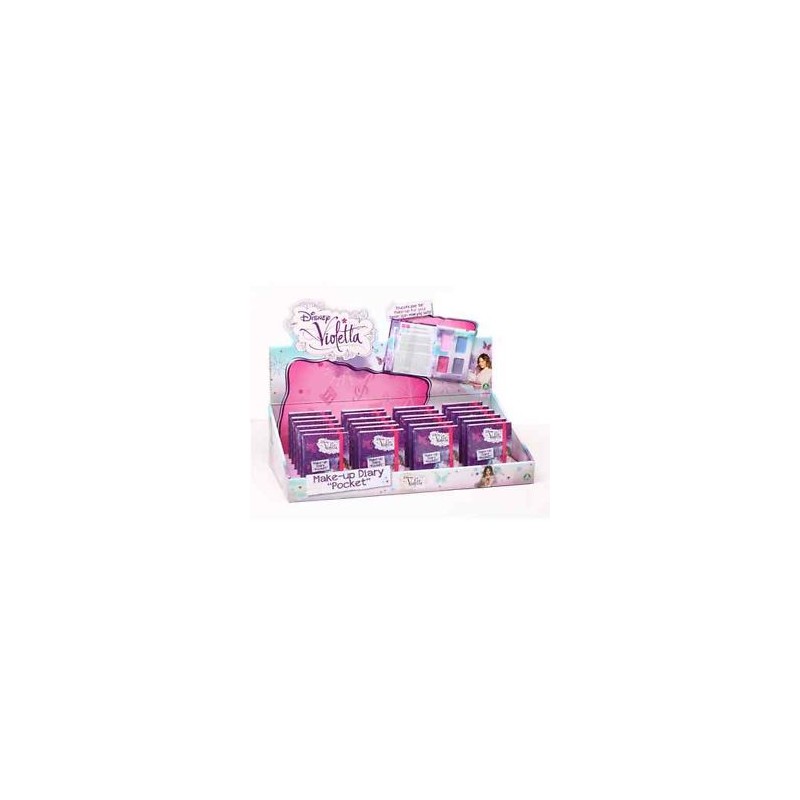 MINI DIARIO VIOLETTA MAKE UP DISPLAY PEZZI 24