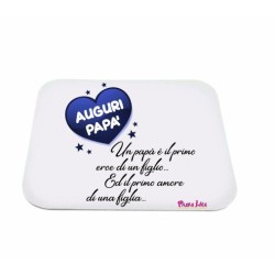 mousepad rettagolare auguri papà