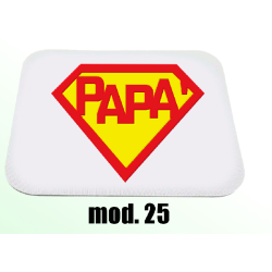 Mousepad rettagolare festa del papà con frase: papà