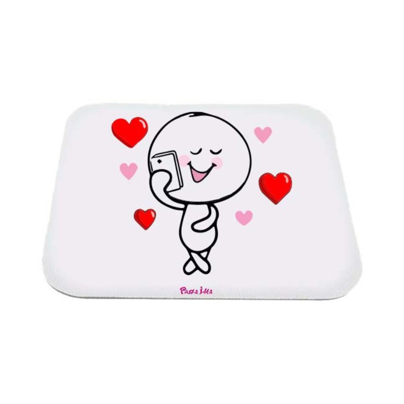 Mousepad rettangolare con stampa san valentino innamorato