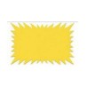 Nuvolette segna prezzo rettangolari colori fluo assortiti mm 140x85 conf 100 pezzi