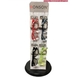 Occhiali da lettura assortiti ronson espositore con 20 pezzi prezzo a occhiale assortiti nelle diotrie da +1 a +3