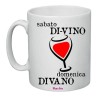 tazza in ceramica uomo o donna con scritta simpatica di-vino