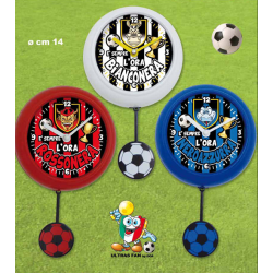 Orologio Pendolo cm 14 (Juve/Milan/Inter)